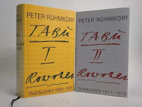 Buch: Tabu I+2, Tagebücher 1971-1991, Rühmkorf, Peter. Rowohlt Verlag, 2 Bände