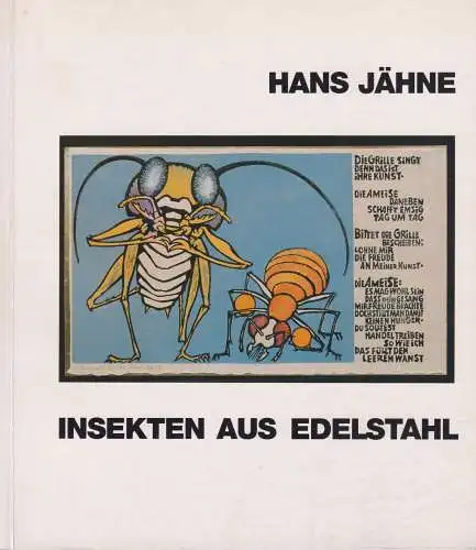 Buch: Hans Jähne - Plastiken von Insekten und Spinnen aus Edelstahl, 1988