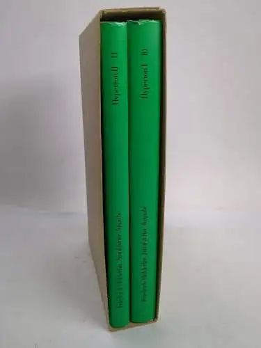 Buch: Hölderlin, Sämtliche Werke Frankfurter Ausgabe 10+11 Hyperion, Roter Stern
