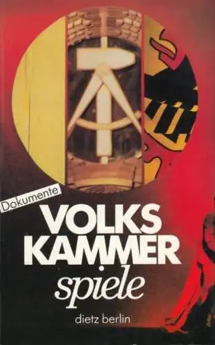 Buch: Volkskammerspiele, Keller, Dietmar / Scholz, Joachim. 1990, Dietz Verlag