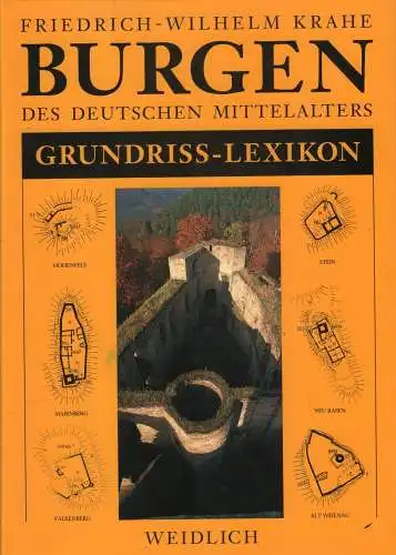 Buch: Burgen des Deutschen Mittelalters, Krahe, Friedrich-Wilhelm, 1994