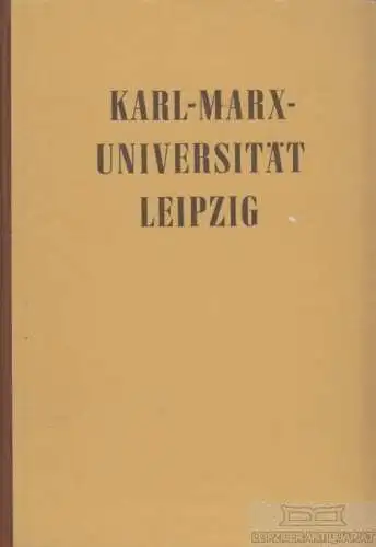 Buch: Karl-Marx-Universität Leipzig. 1961, gebraucht, gut