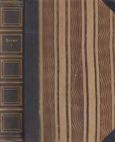 Buch: Sämtliche Werke, Band 7. Heine, Heinrich, 1923, Rösl & Cie. Verlag