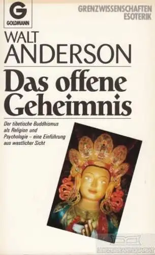 Buch: Das offene Geheimnis, Anderson, Walt. 1988, Der Goldmann Verlag