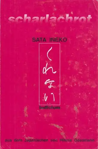 Buch: Scharlachrot, Sata, Ineko. 1990, Iudicium Verlag, gebraucht, gut