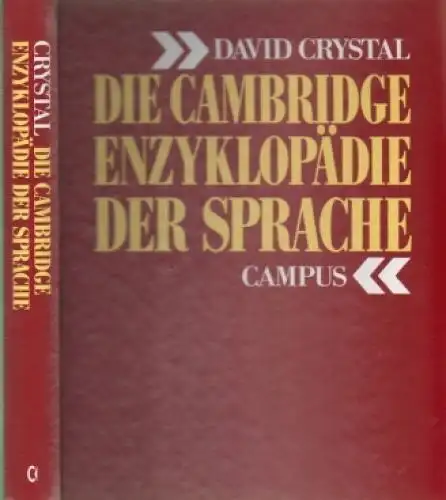 Buch: Die Cambridge Enzyklopädie der Sprache, Crystal, David. 1995