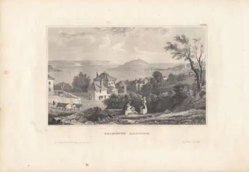 Falmouth Harbour. aus Meyers Universum, Stahlstich. Kunstgrafik, 1850 267072