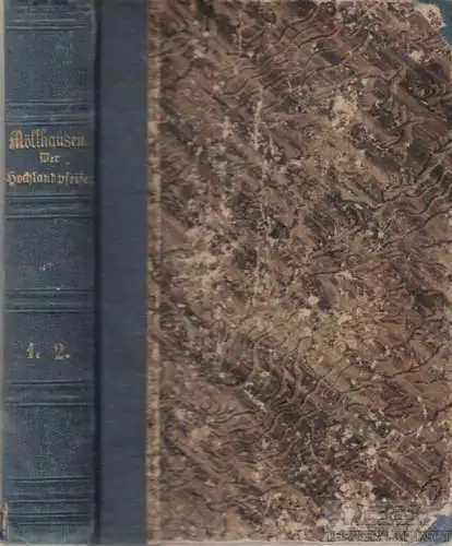 Buch: Der Hochlandpfeifer. Erster und Zweiter Band, Möllhausen, Balduin. 1868