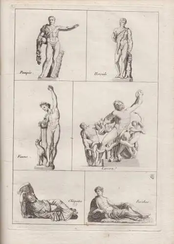 Buch: (Griechisches Götterlexikon), Kupferstichsammlung, ca. 200 Abbildungen