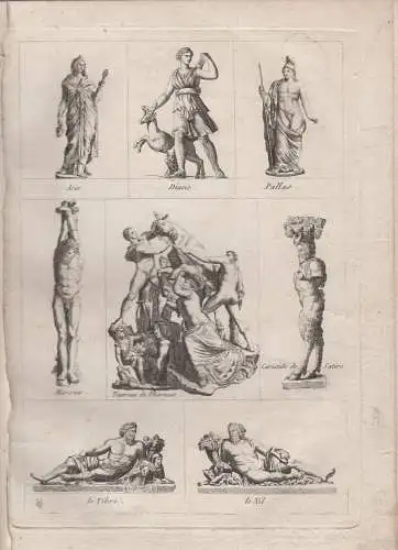 Buch: (Griechisches Götterlexikon), Kupferstichsammlung, ca. 200 Abbildungen