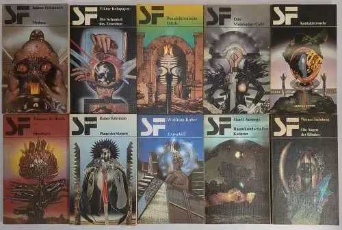 10 Bücher Science Fiction SF Utopia, Das Neue Berlin, Exoschiff, Sinobara ...