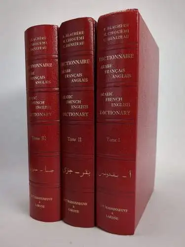 Buch: Dictionnaire arabe-francais-anglais, 3 Bände. Maisonneuve & Larose