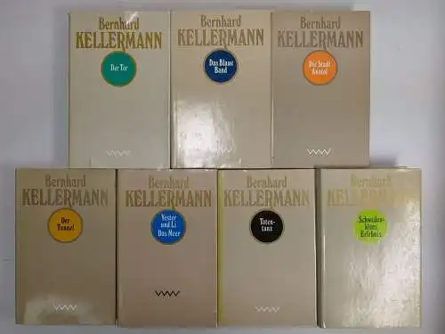 Buch: Bernhard Kellermann -Ausgewählte Werke in 7 Bänden, Verlag Volk und Welt