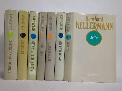 Buch: Bernhard Kellermann -Ausgewählte Werke in 7 Bänden, Verlag Volk und Welt