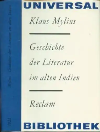 Buch: Geschichte der Literatur im alten Indien, Mylius, Klaus. 1983