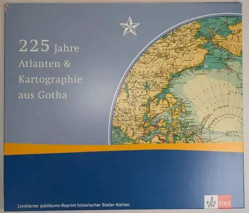 225 Jahre Atlanten & Kartographie aus Gotha, 2 Karten aus Stielers Handatlas