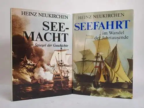 2 Bücher Heinz Neukirchen: Seefahrt / Seemacht. transpress Veralg, 2 Bände