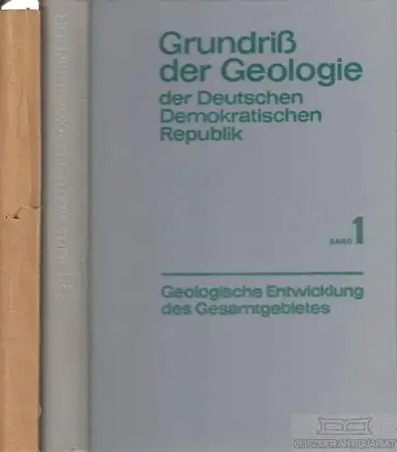 Buch: Grundriß der Geologie der Deutschen Demokratischen Republik, Guntau. 1968