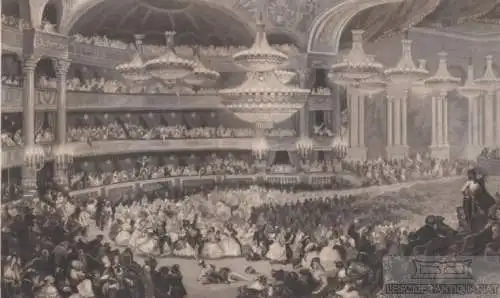 Interiore des Opernhauses in Paris (Grand Bal Masque). aus Meyers... Stah 264745