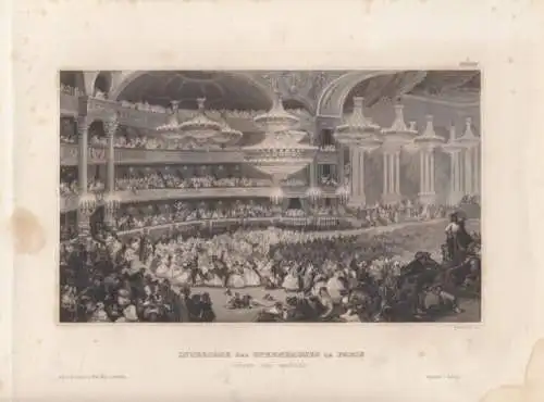 Interiore des Opernhauses in Paris (Grand Bal Masque). aus Meyers... Stah 264745