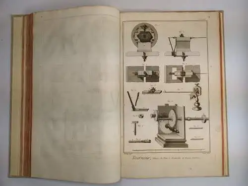 Buch: Drechsler - Tourneur et tour a figure, 1760, Diderot / d'Alembert