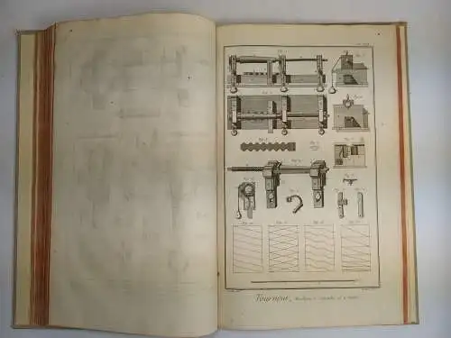 Buch: Drechsler - Tourneur et tour a figure, 1760, Diderot / d'Alembert