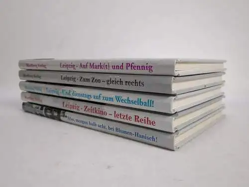 Buch: Geschichten und Anekdoten aus dem alten Leipzig 1-5, Wartberg Verlag, 5 Bd