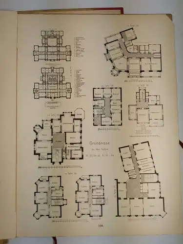 Moderne Neubauten. Erster Jahrgang in 10 Lieferungen, Wilhelm Kick, 100 Tafeln