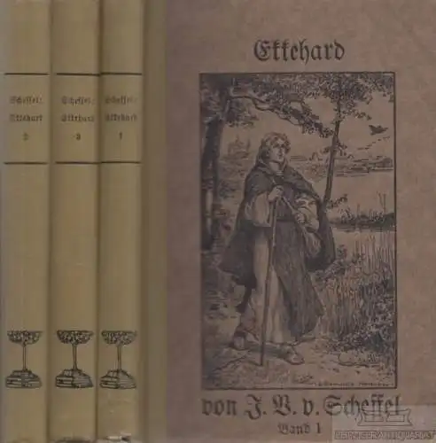 Buch: Ekkehard, Scheffel, Joseph Victor von. 3 Bände, 1917, gebraucht, gut