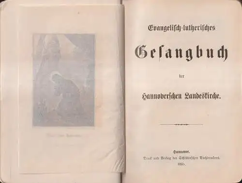 Buch: Evangelisch-lutherisches Gesangbuch der Hannoverschen Landeskirche, 1895