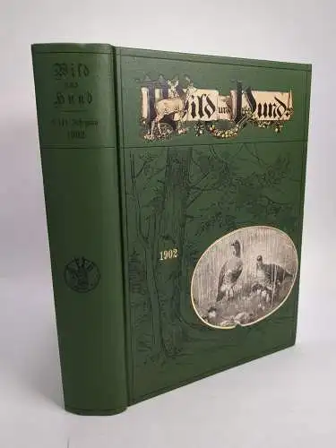 Buch: Wild und Hund 8. Jahrgang 1902, Paul Parey, 2001, Reprint, sehr guter Zust