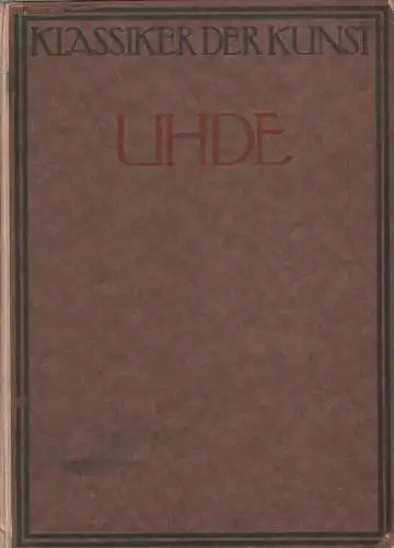 Buch: Uhde, Keyssner, Gustav (Hrsg.), 1921, gebraucht, gut