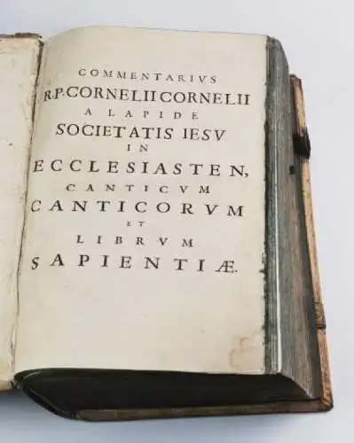 Buch: Commentarii in Ecclesiasten ... Lapide, Cornelius a, 1649, Jakob Meursius