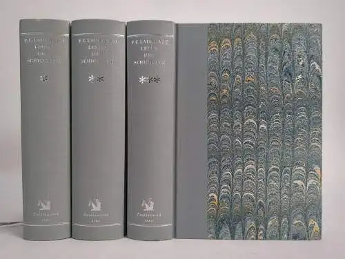 Buch: Leben und Schicksale, F. C. Laukhard, 5 Teile in 3 Bänden, Reprint, 1987