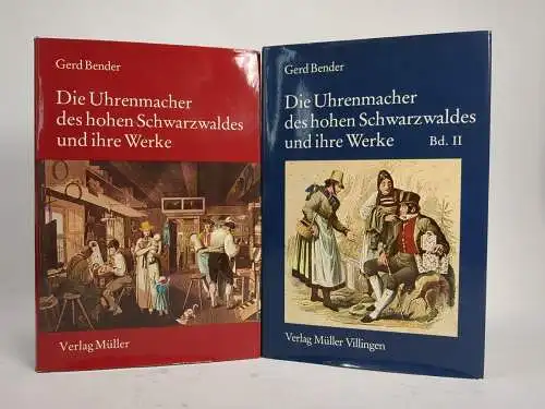 Buch: Die Uhrenmacher des hohen Schwarzwaldes und ihre Werke 1+2, Bender, 1975