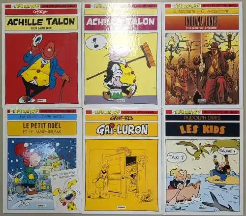6 Comics L'ete des BD - une collection shell: Gotlib, Greg,  Moliterni, Dirks ..