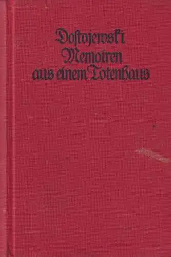 Buch: Memoiren aus einem Totenhaus, Dostojewski, F. M., Philipp Reclam, gut