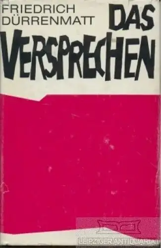Buch: Das Versprechen, Dürrenmatt, Friedrich. 1980, Bertelsmann Lesering