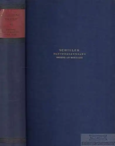 Buch: Schillers Werke. Nationalausgabe. Fünfunddreißigster Band, Schulz. 1964