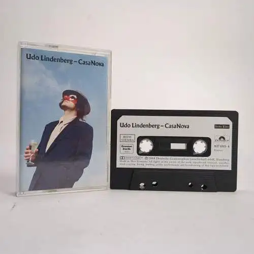 MC: Udo Lindenberg - CasaNova, 1988, Polydor - 837 683-4, Kassette, Tape, Musik