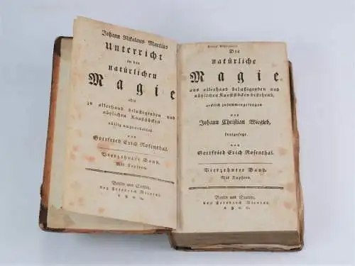 Buch: Die natürliche Magie. Band 14, Wiegleb, Johann Christian / Rosenthal, G. E