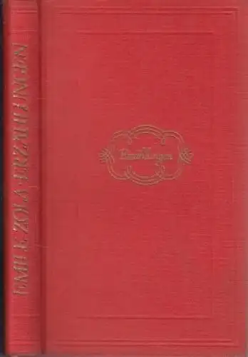 Sammlung Dieterich 143, Erzählungen, Zola, Emile. 1958, gebraucht, gut