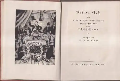 Buch: Meister Floh, Ein Märchen in sieben ... E. T. A. Hoffmann, 1922, Hirth