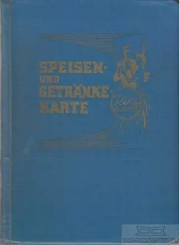 Buch: Speisen- und Getränkekarte Ring-Café Leipzig. 1960, gebraucht, gut