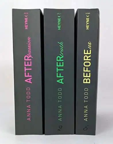 3 Bücher Anna Todd - The After Series: After passion / After truth / Before us