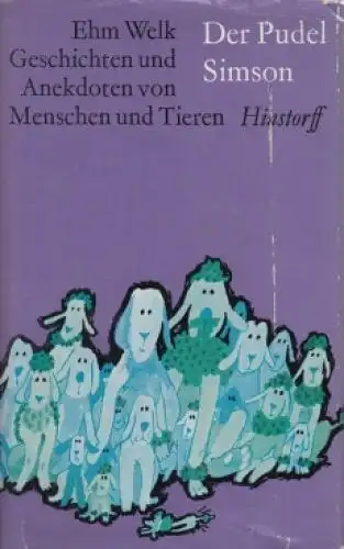 Buch: Der Pudel Simson, Welk, Ehm, 1972, Hinstorff, Werke in Einzelausgaben