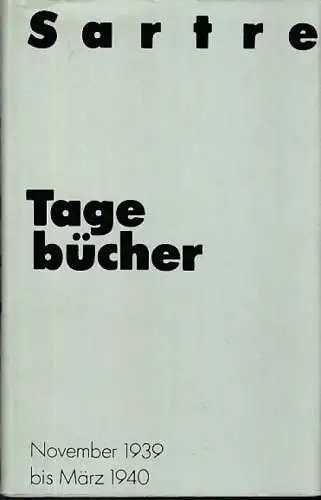 Buch: Tagebücher, Sartre, Jean-Paul. 1987, Aufbau Verlag, gebraucht, gut 2586