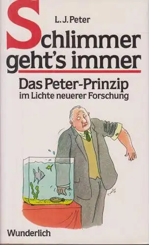 Buch: Schlimmer geht's immer, Peter, Laurence J., 1985, Rowohlt Verlag