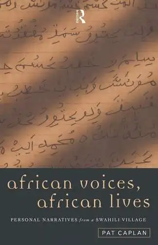 Buch: African Voices, African Lives, Caplan, Pat, 1997, Routledge
