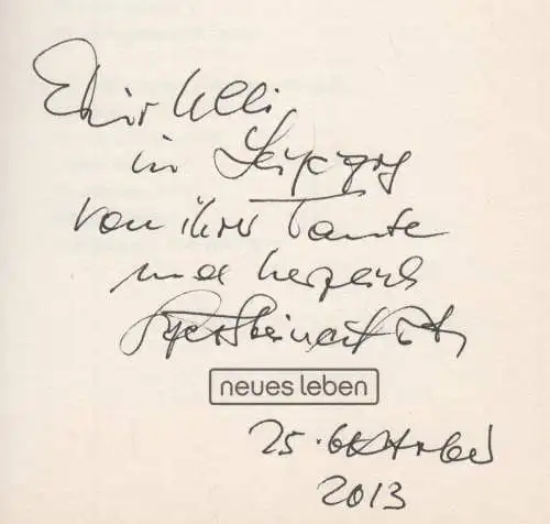 Buch: Liebesgedichte, Steineckert, Gisela, 2009, Neues Leben, signiert